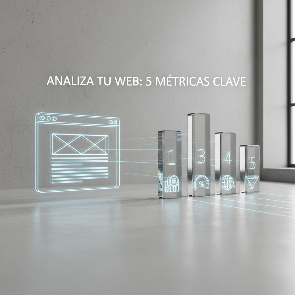 Analiza tu web: 5 métricas clave