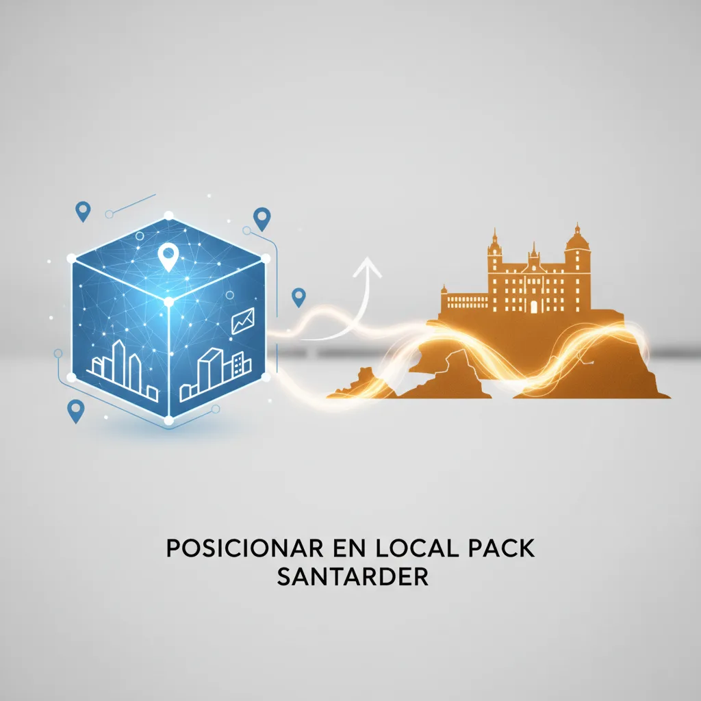 Portada del artículo: Posicionar en Local Pack Santander