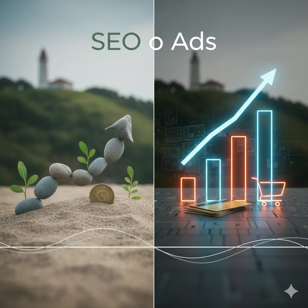 Portada del artículo: Marketing en Cantabria: SEO o Ads