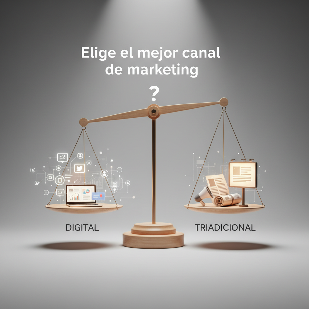 Elige el mejor canal de marketing