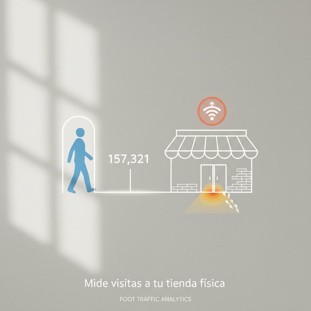 Mide visitas a tu tienda física