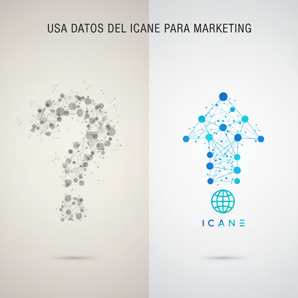 Usa datos del ICANE para marketing