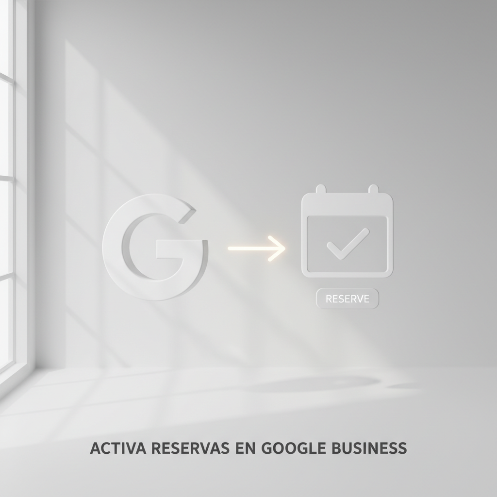 Activa Reservas en Google Business