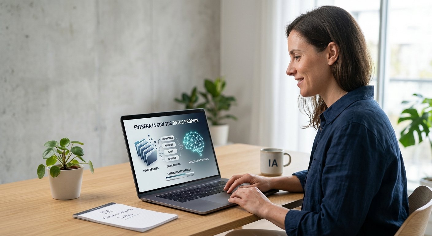 Entrena IA con tus datos propios