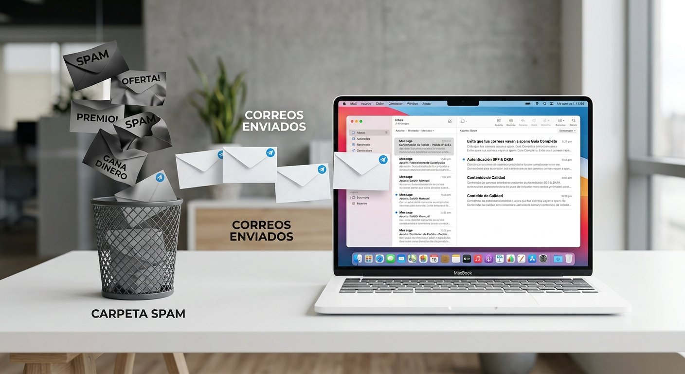 Evita que tus correos vayan a spam